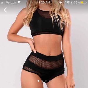 Fashion nova High Waisted Two Piece